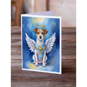 Lunatique A7 Taille 5x7 Jack Russell Terrier 'My Angel' Carte de Voeux Pack Cartes Vierge avec Enveloppes Pack de 8 - Product Image 2