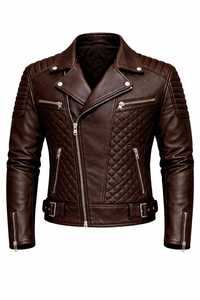 CLOVIX SPORTS Men Leather <b>Jacket</b> Custom Made High Quality Make Your Own Design Wholesale - Product Image 3