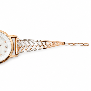 Bracelet de montre en argent sterling 925 avec zircone cubique, maillons géométriques, pour femme, finition polie, montre de luxe, cadeau de fête, bijoux - Product Image 4