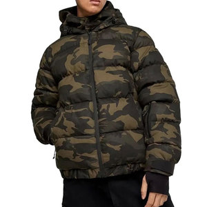 Chaqueta Puffer de Invierno con Cremallera Completa y Logotipo Personalizado, Cuello Alto, Logotipo Frontal, Estilo Urbano, Venta al por Mayor, Fabricada en Fábrica, Moda Masculina, Venta Online - Product Image 1
