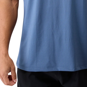 Débardeur en maille bleu ciel pour homme, respirant, sans manches, pour l'entraînement sportif, la gym, l'été, vêtements de sport - Product Image 4
