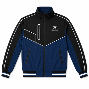 Vêtements d'extérieur performants, capuche et poignets ajustables, veste d'entraînement athlétique durable, veste coupe-vent tendance streetwear - Product Image 3