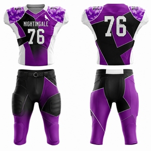 Conjunto de Pantalones y Camiseta Personalizados, Ropa Deportiva de Equipo, Uniforme de Fútbol Americano, Último Diseño - Product Image 5