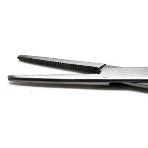 Pinzas Hemostáticas Precisas Kelly con Bloqueo, Pinza de Sujeción Plateada Manual de 5.5 Pulgadas Recta/Curva de Acero Inoxidable - Product Image 4