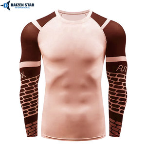 Camiseta de Compresión de Manga Larga UPF50 para MMA, para Entrenamiento, Gimnasio y Fitness, Top Elástico de Compresión - Product Image 6
