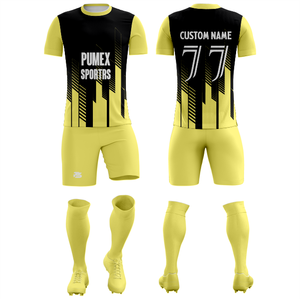 ชุดฟุตบอลฝึกซ้อมขายส่งแบบดั้งเดิมสำหรับผู้ใหญ่ โพลีเอสเตอร์ 100% ระบายอากาศได้ดี แห้งเร็ว ชุดทีมฟุตบอลพร้อมปักชื่อทีมตามสั่ง - Product Image 2