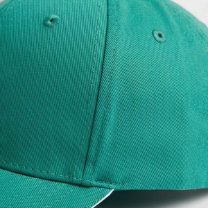 Casquette de baseball verte à 6 panneaux de marque OWU, ajustable, unisexe, en sergé de coton, avec logo brodé, style décontracté - Product Image 5