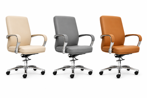 Silla de Cuero Moderna, Plegable y Ajustable, Estilo Francés Minimalista, Personalizable en Color, con Detalles en Metal/Madera/PU, para Salón de Belleza - Product Image 2