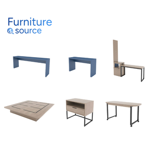 เฟอร์นิเจอร์อินน์ใช้งานได้สะดวกสบายระดับพรีเมียมพร้อมไม้ MDF + LPL สำหรับโรงแรม-ราคาโรงงานเฟอร์นิเจอร์เวียดนาม - Product Image 3