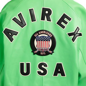 Wholesale Custom Lime Green Men's Streetwear Windbreaker <b>Jacket</b> <b>Lightweight</b> Zip-Up OEM ODM Logo Casual Fashion Bomber <b>Jacket</b> - Product Image 4