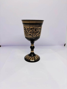 Decorative Handmade Brass Roman <b>Wine</b> <b>Goblet</b> with Velvet Storage Box Vintage Sustainable 200mL Capacity Customizable - Product Image 4