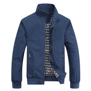 Veste pour homme, vestes bomber, vêtements décontractés pour le travail, streetwear, manteaux pour homme, coupe-vent simple, style britannique - Product Image 2