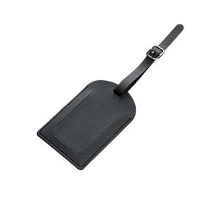 High Quality Genuine Leather Luggage <b>Tags</b> Privacy Shield Travel Bag <b>Tags</b> Customized <b>Suitcase</b> Labels <b>Tags</b> with Wholesale Price - Product Image 4