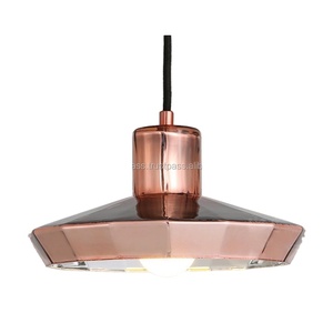 Modern Design Hanging Pendant <b>Shade</b> Industrial <b>Lamp</b> for Hanging Modern <b>Lamp</b> <b>Rose</b> <b>Gold</b> Finished Metal - Product Image 1