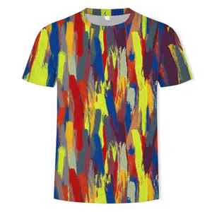 Camisetas casuales para hombre con el mejor diseño, impresión por sublimación personalizada en tela de poliéster, impresión digital - Product Image 4