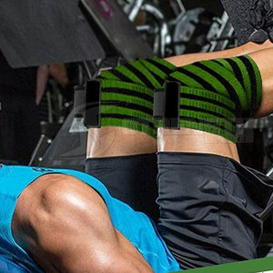 Bandes de compression pour genoux en néoprène léger pour la musculation, sur mesure, en vente - Product Image 2