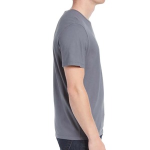 T-shirts décontractés pour hommes 100% coton, col rond, logo sur le devant, séchage rapide, respirants - Product Image 1