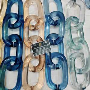 Modelo de Búho de Resina Ecológica Hecho a Mano, Decoración de Pared con Cadena y Acabado Esmaltado, Opción de Regalo para Interiores Elegantes - Product Image 2