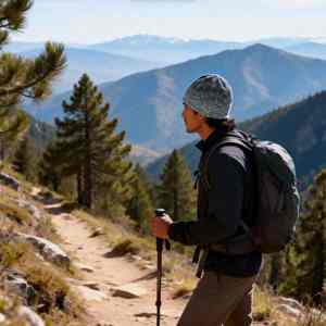 Gorro de lana merino tejido con jacquard térmico estampado para deportes al aire libre, otoño e invierno. - Product Image 4