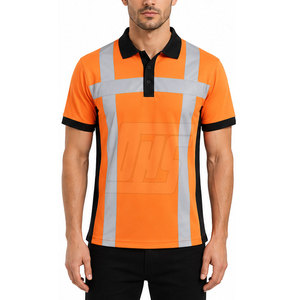 เสื้อโปโลสำหรับผู้ชาย เสื้อคอปกแขนสั้นผ้าเนื้อนุ่มสวมใส่สบายเหมาะสำหรับธุรกิจชุดทำงาน - Product Image 3