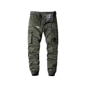Ensemble veste et pantalon cargo personnalisés unisexe 100% coton combinaisons de jogging coupe-vent avec pantalon de survêtement coupe-vent - Product Image 1