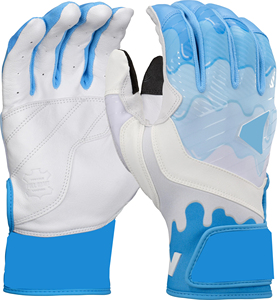 Guantes de bateo de cuero negro con soporte para muñeca, cierre de gancho y bucle, guantes de entrenamiento unisex para adultos, duraderos, transpirables y cómodos - Product Image 3