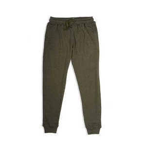 Conjunto Deportivo de Algodón Verde Oliva para Hombre, Cuello Redondo, Manga Larga, Color Sólido, Pantalones Deportivos Casuales con Bolsillos Laterales, Corte Regular, Ropa de Otoño - Product Image 4