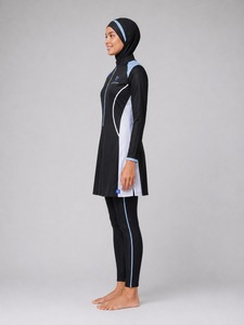 Ensemble de maillot de bain islamique modeste pour femmes, burkini à manches longues, tenue de natation couvrante, ensemble de bikini modeste - Product Image 3
