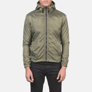Veste softshell à capuche pour homme, bleu marine, résistante à l'eau, coupe ajustée, manches longues, fermeture éclair, vêtements de randonnée pour l'automne - Product Image 5