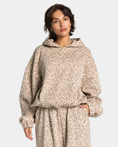 Premium Women Leopard Print Tracksuit Custom OEM Wholesale Factory Supplier USA Fashion Streetwear Activewear Collection - Product Image 5