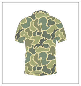 Camiseta Polo de Camuflaje Verde Claro Sublimada, Manga Corta, Personalizada, Deportiva, Informal, Transpirable, Unisex, Verano, OEM, ODM - Product Image 5