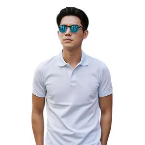 Venta al por mayor de camisetas de polo de poliéster en blanco de secado rápido para hombre con logotipo personalizado impresión por sublimación camisetas de polo de talla grande para hombre Glof - Product Image 1