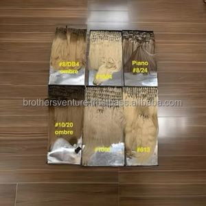 Venta al por mayor de extensiones de cabello humano natural virgen sin procesar 10A grado cutícula alineada visón extensiones de cabello brasileño Vendo - Product Image 5
