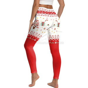 Legging de Noël Premium pour Femme avec Coutures Durables et Ajustement Flexible pour Événements Festifs et Tenues Décontractées - Product Image 2