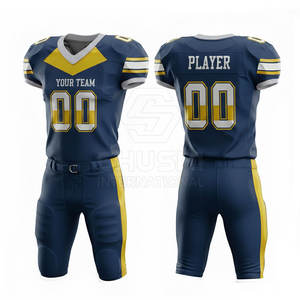 Uniforme de Fútbol Americano Personalizado OEM, Ropa Deportiva Transpirable de Alta Calidad, Fabricante de Uniformes para Equipos, Talla Adulto - Product Image 2