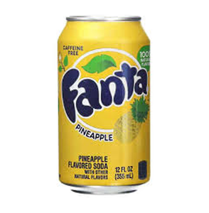 Fanta US Piña 12x355ml Latas con 48g de Carbohidratos Totales por Porción para un Rápido Aporte de Energía Pedido al por Mayor - Product Image 1