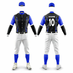 Low Price <b>Baseball</b> Uniform Suits Multi Color Sublimated Design Pattern Sports Club Team Player Uniform Softball Athletic Kit - Product Image 1