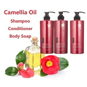 Made in Japan camelia olio Shampoo bottiglia 600ml all'ingrosso Shampoo per capelli estratto vegetale Shampoo prodotti di vendita calda 2023