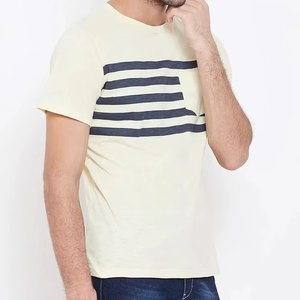 T-shirt pour homme de haute qualité fabriqué au Pakistan, col rond, manches courtes, tissu en coton, vêtements décontractés, design tendance, vente en gros OEM - Product Image 4