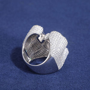 Bague de championnat sertie de diamants, initiale de nom, bijou, cadeau d'anniversaire - Product Image 1