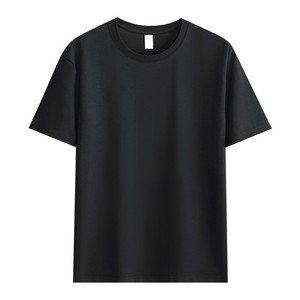 T-shirt à manches courtes en coton, col rond, coupe ample, style romain, personnalisable avec logo, nouvelle collection été, fabrication OEM en Chine. - Product Image 4