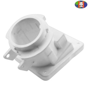 ฐานเสียบแบบมีหน้าแปลนพลาสติก ABS ฉีดขึ้นรูปตามสั่ง OEM | ผู้ผลิตตัวเรือนชิ้นส่วนไฟฟ้าแบบติดตั้งบนกระบอกสูบสำหรับงานหนัก - Product Image 2