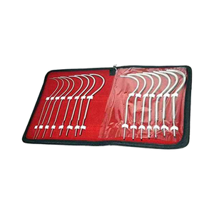 Kit de Instrumentos Urinarios Guyon Manuales de Acero Inoxidable de Alta Calidad, 15 Piezas, Instrumentos Quirúrgicos Básicos, Sondas Uretrales - Product Image 1