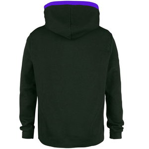 Sweat à capuche pour homme en molleton lourd 100% coton, coupe classique, épaules tombantes, avec grandes poches sur la capuche - Product Image 6