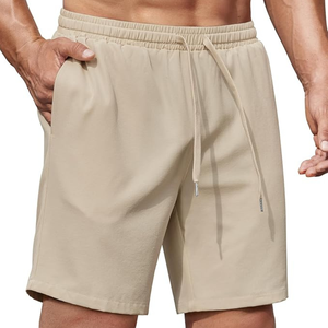 2025 nuevos pantalones cortos 100% de algodón de alta calidad para hombres, pantalones cortos atléticos de peso pesado para hombres - Product Image 3
