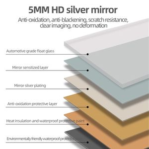 Specchio LED a Corpo Intero 65x21 Pollici con Dimmer e Illuminazione a 3 Colori, Tipo da Parete per Camere da Letto - Product Image 6
