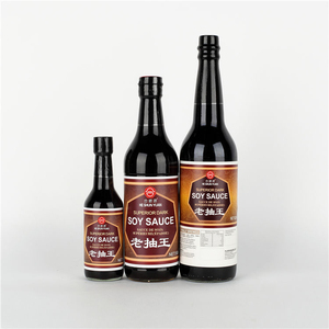 Salsa de Soja Oscura Líquida en Tambor de Plástico de 200L, Venta al por Mayor, Sin MSG, Concentrada, Halal, Grado Alimenticio, para Procesamiento de Alimentos - Product Image 1