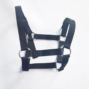 Customized Designed Equestrian Horse Racing Bridle Genuine Leather Horse Nylon <b>Halters</b> Bridle Style Saddles <b>Halters</b> - Product Image 5