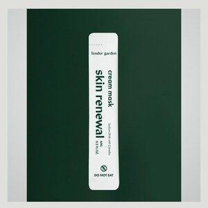 แผ่นมาส์กบำรุงผิวหน้าสูตรต้นตำรับเกาหลี K-Beauty Tender Garden Skin Renewal Cream Sheet Mask 1 แผ่น ผลิตในเกาหลี - Product Image 4
