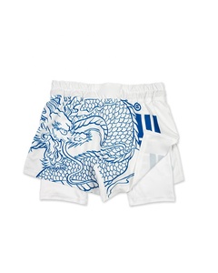 Pantalones Cortos Híbridos de Doble Capa Blaze Boxing Wear con Logotipos Personalizados, para MMA, BJJ, Grappling, Transpirables, Ligeros, 100% Poliéster - Product Image 6